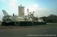 BH7 being moved to The Hovercraft Museum